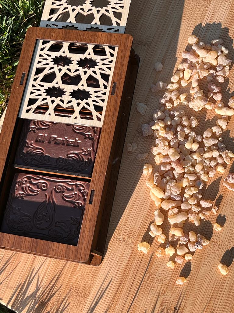 (Ghar)Laurel Soap with Frankincense – Natural Luxury for Your Skin 3 pieces