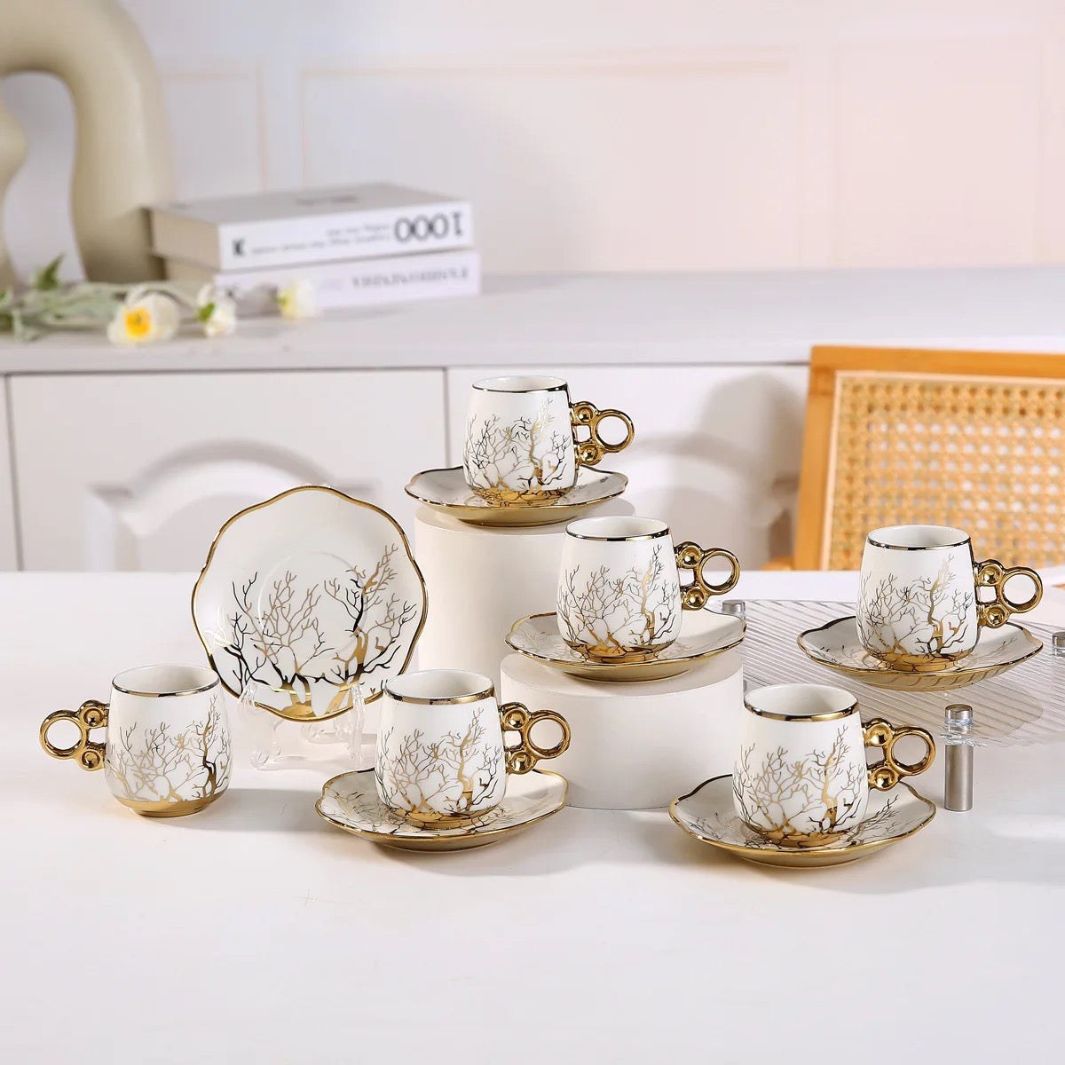 Gold-Plated Coffee Set