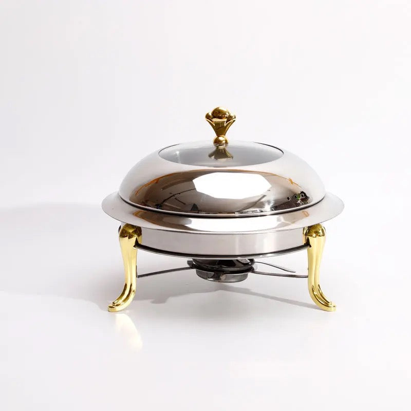 Stainless Steel Buffet Stove for Hotels and Restaurants - 18 cm