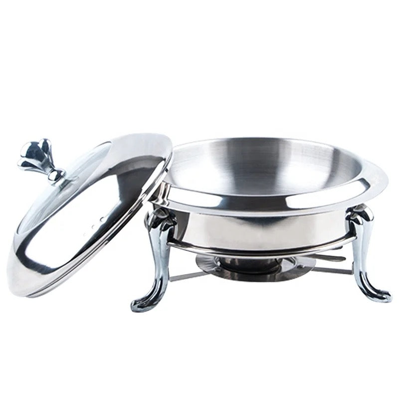 Stainless Steel Buffet Stove - 18 cm