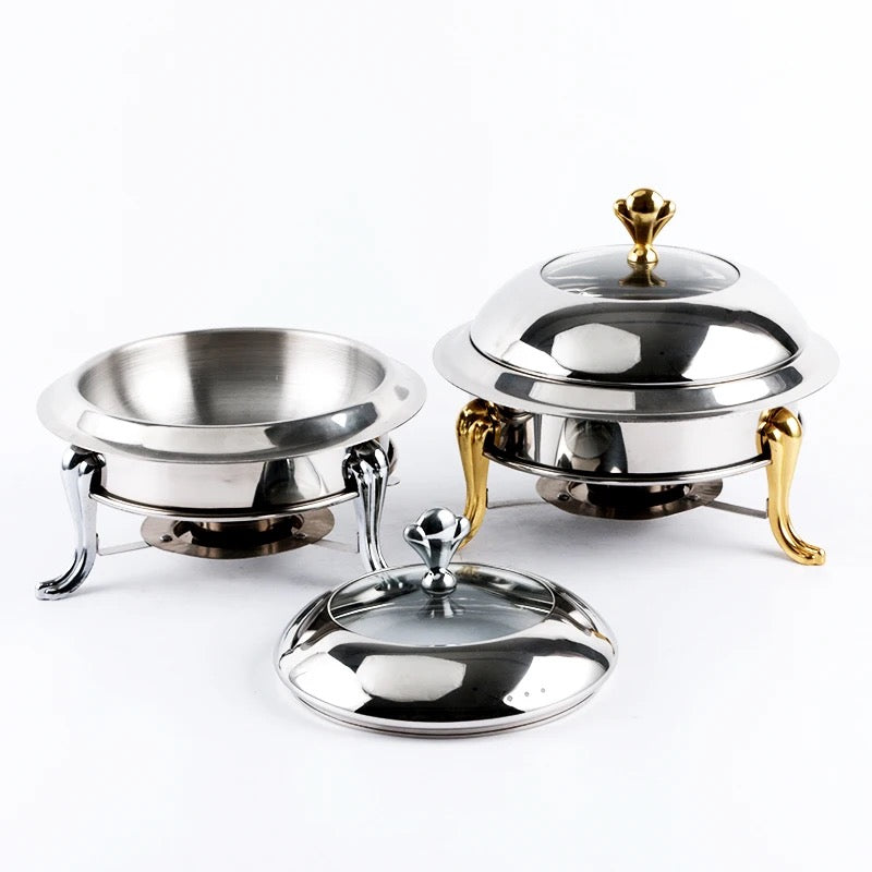 Hotel and Restaurant Stainless Steel Buffet Stove - 22 cm