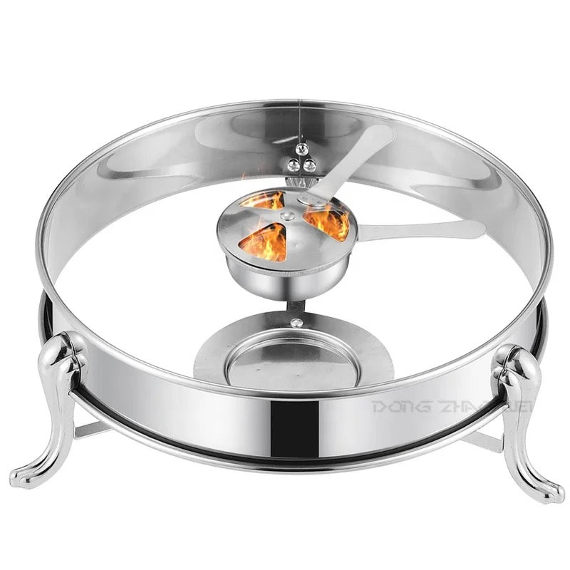 Hotel and Restaurant Stainless Steel Buffet Stove - 24 cm