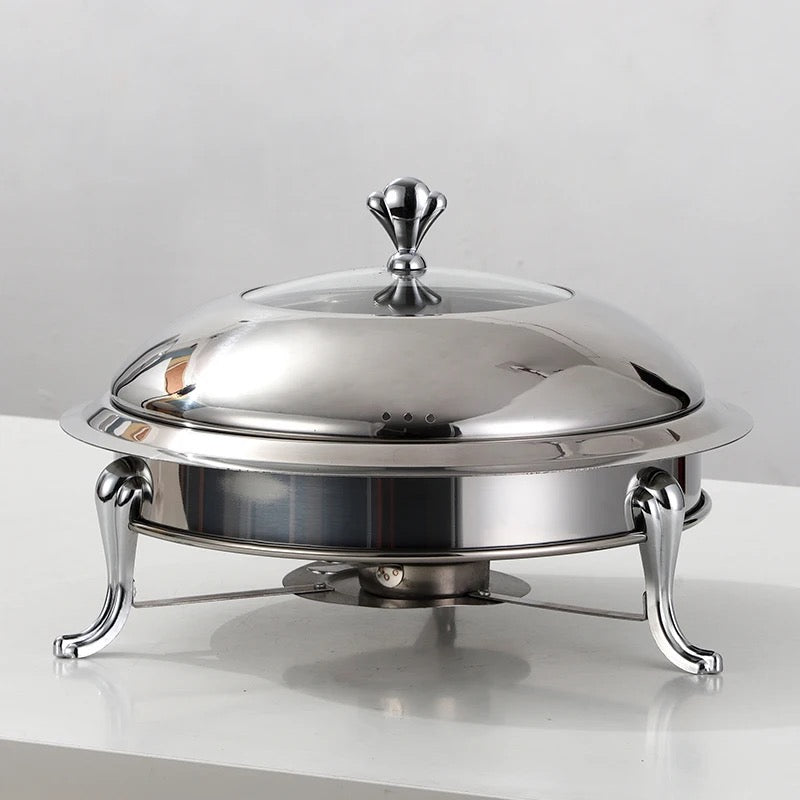 Stainless Steel Buffet Stove - 18 cm