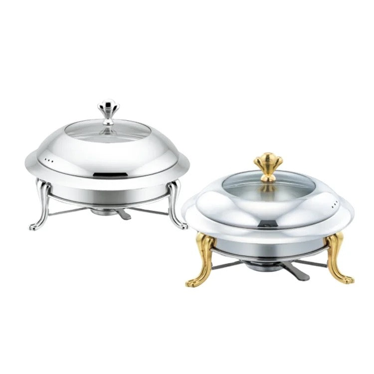 Hotel and Restaurant Stainless Steel Buffet Stove - 26 cm