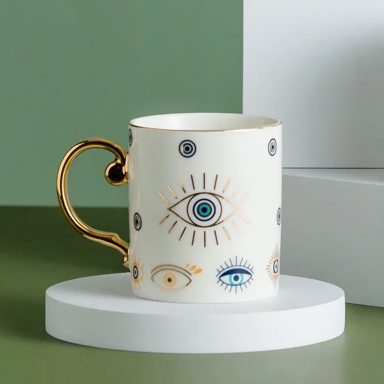 Porcelain coffee mug