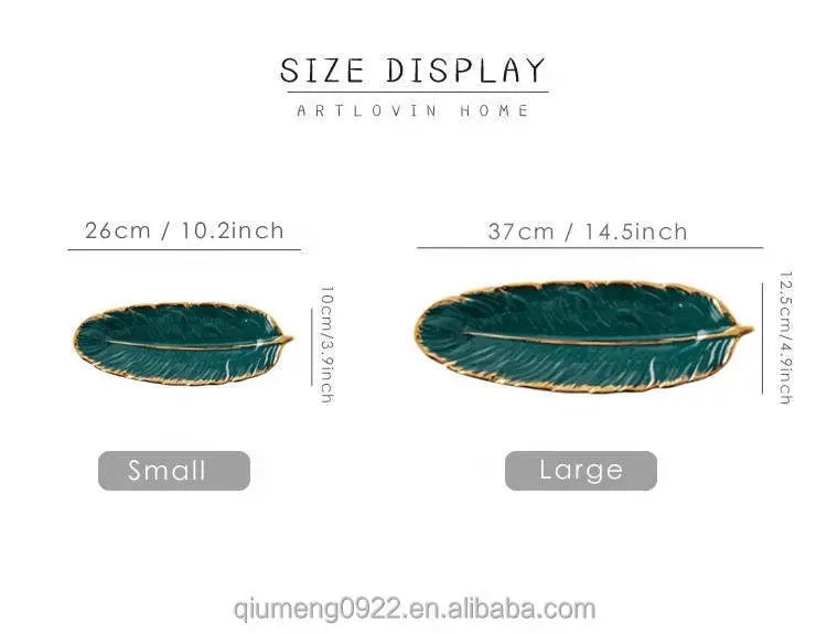 Feather Elegance Plate