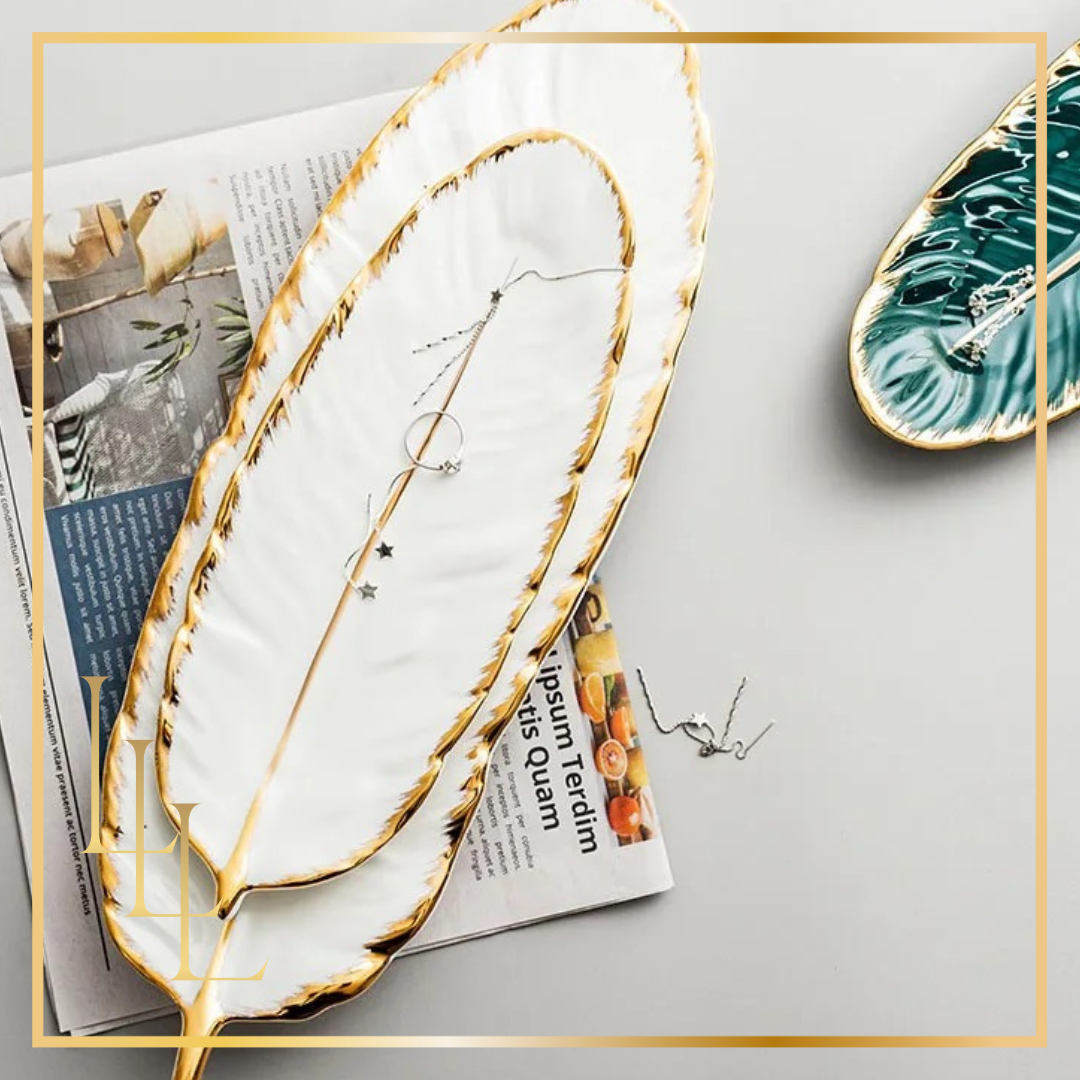 Feather Elegance Plate